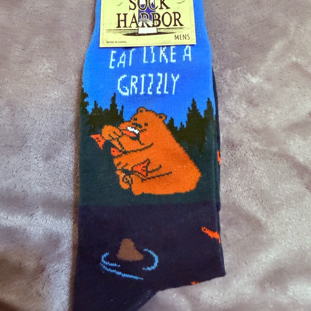 Sock Harbor Bear Graphic Socks